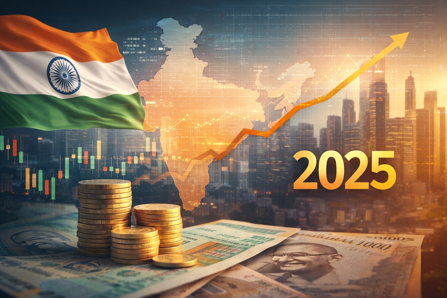 India’s Economic Outlook for 2025: Growth, Risks & Opportunities